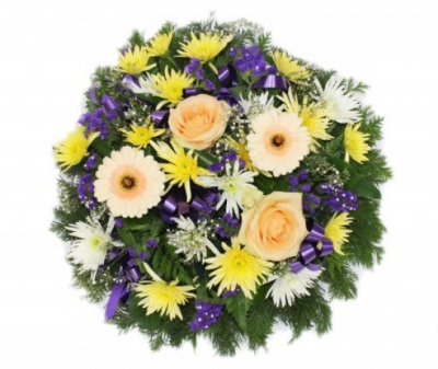 Funeral Posy - At Bunch N Judys Florist & Gifts we are delighted to present this product available for flower delivery in Cairns. Some flowers & colours may vary due to availability or a similar substitute will be used.